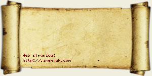 Aksentije Bzeničanin vizit kartica